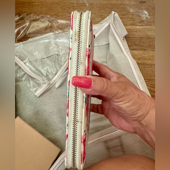 Mix 6 Sevenberry English Garden - Natural Rose Pink Wallet - Picture 8 of 8